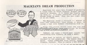 MAK Magic Magician's Dream Instruction Sheet