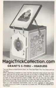 UF Grant See-Thru Headless Head Vanish Chest