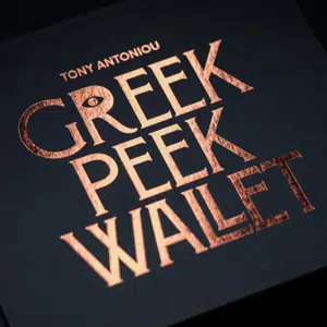 Greek Peek Wallet by Tony Antoniou