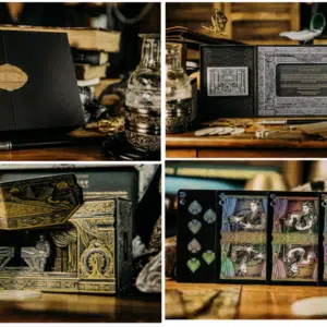 Illusionist Black Gold Boxset Collectible Playing Cards Limited Edition