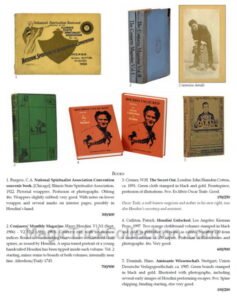 Potter & Potter Auctions Houdiniana Magic Auction Catalog