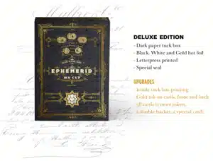 EPHEMERID Playing Cards Limited Collector Wood Box Edition